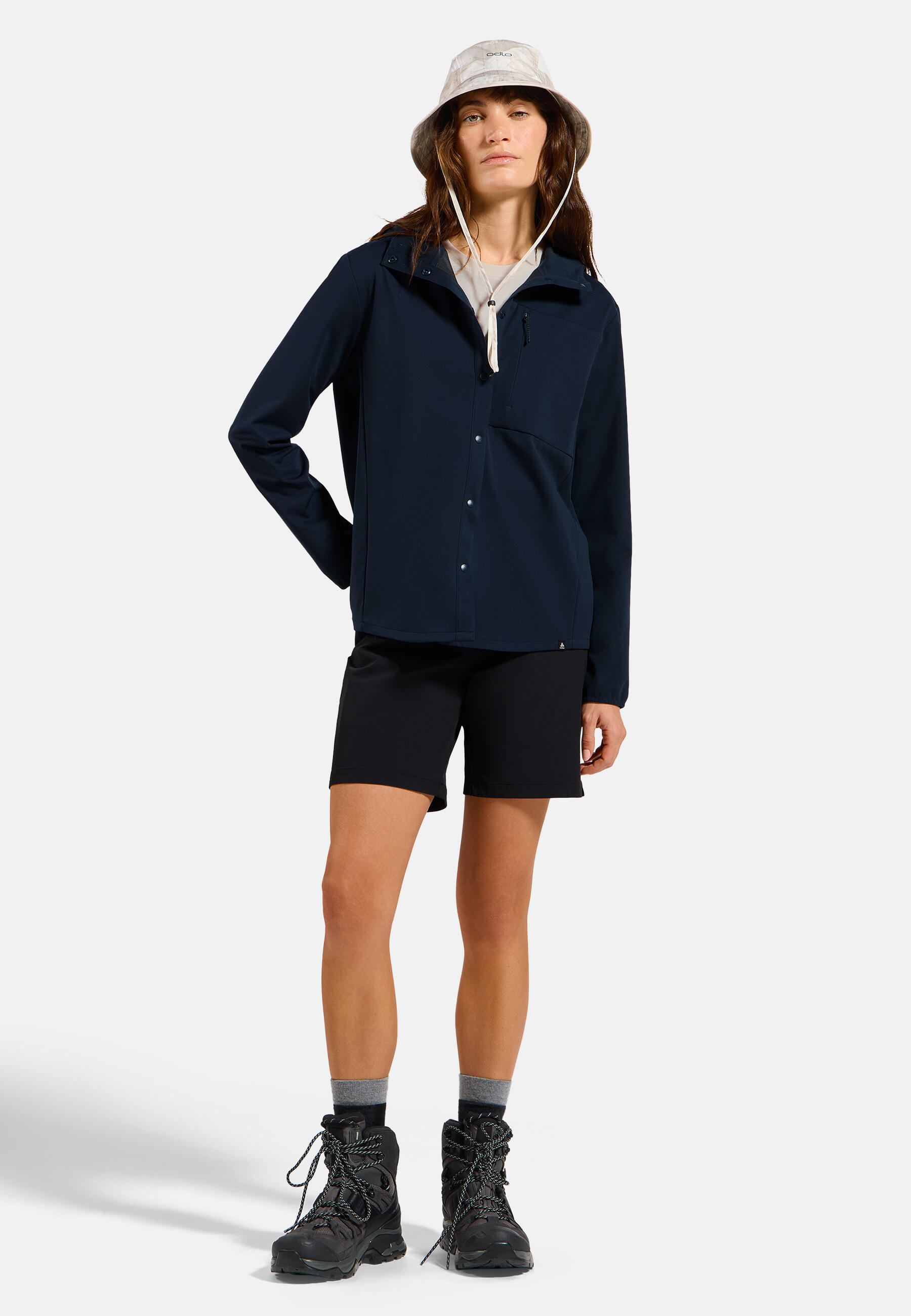 Koszula z długim rękawem damska ODLO Shirt l/s TRANSITION SOFTSHELL 3/7