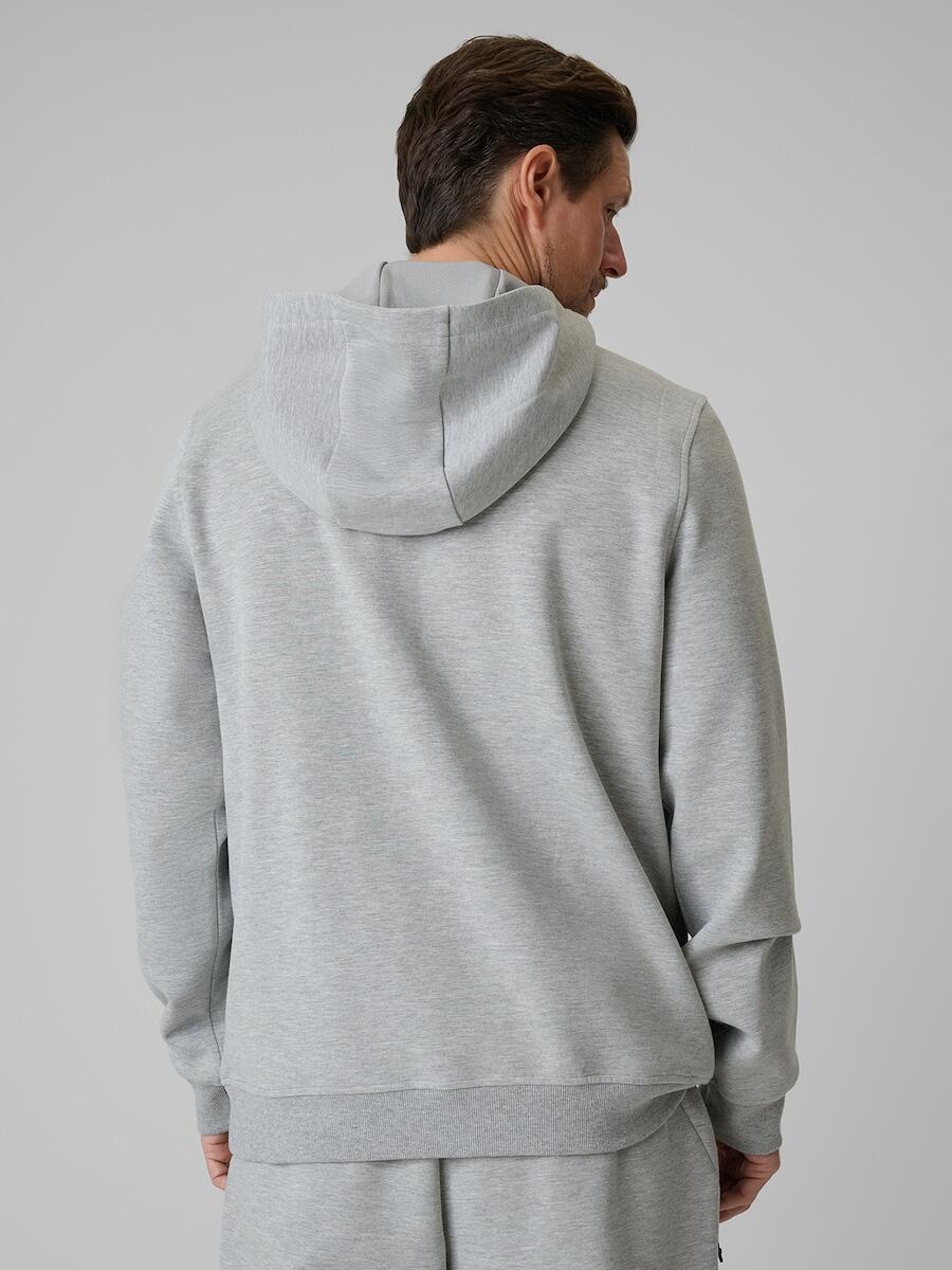 Bluza dresowa regular z kapturem męska 4F 4FRSS26TSWSM2975 2/7