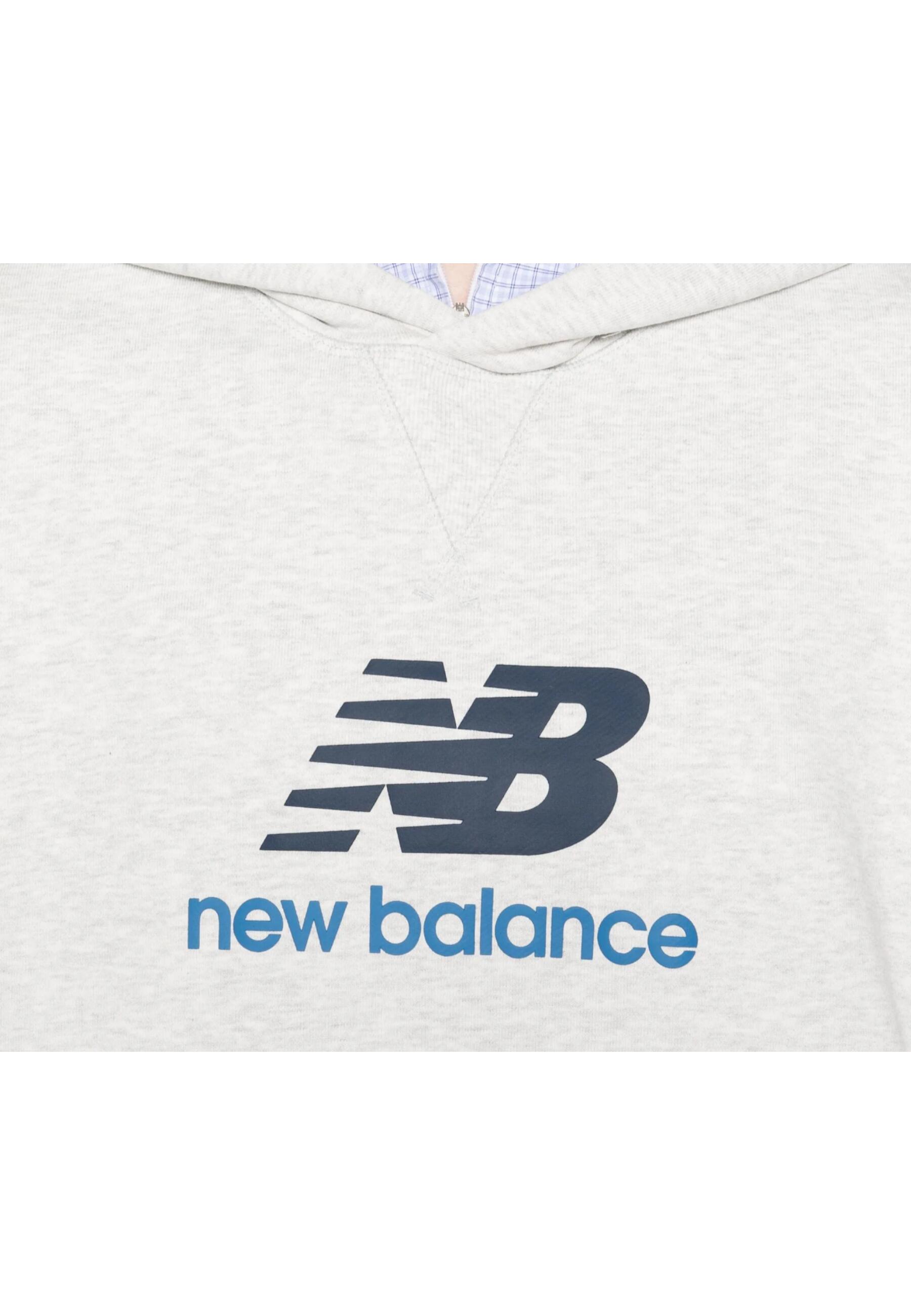 Sweat à capuche New Balance WT51501 GRIGIO gris 2/2