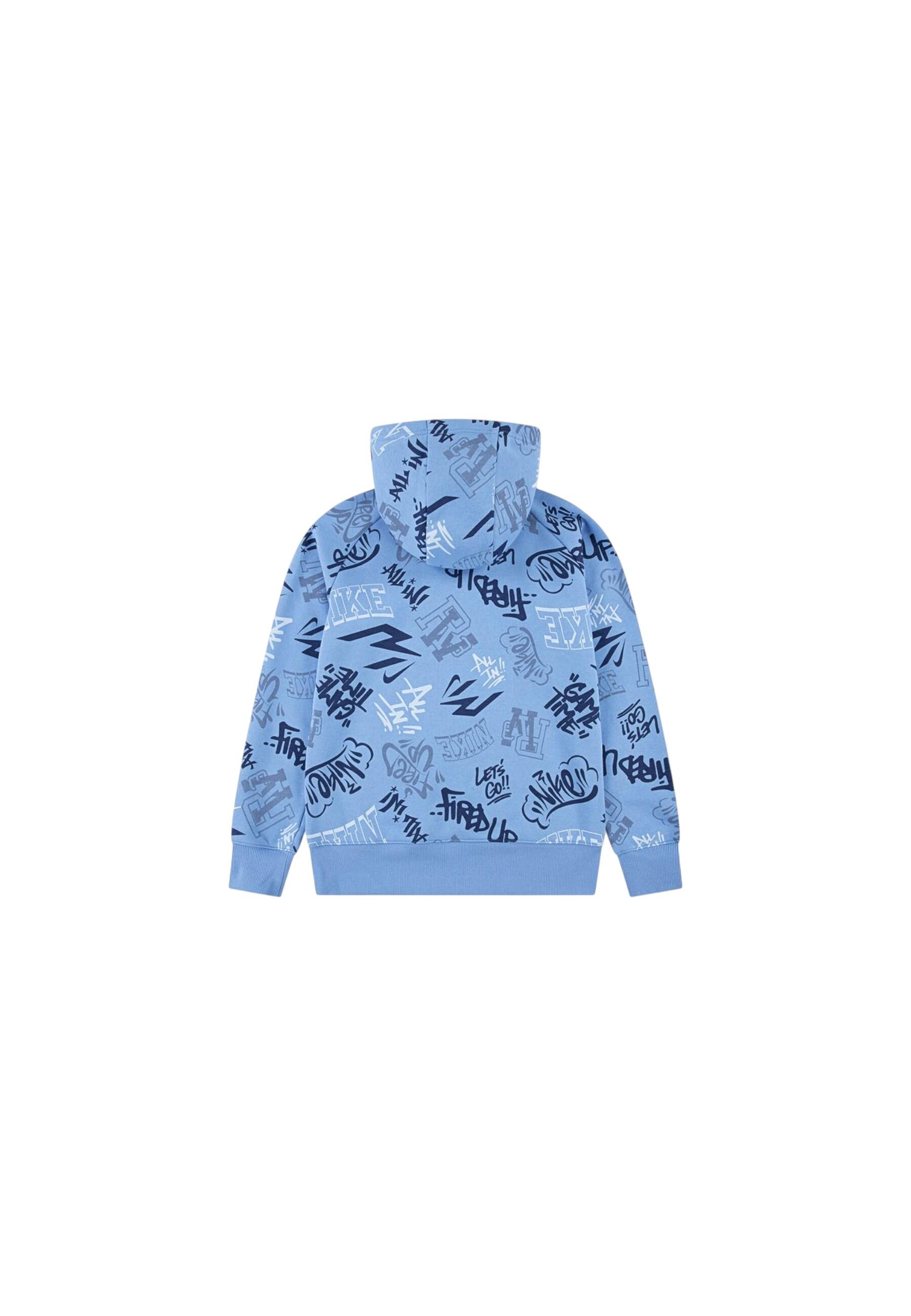 Sudadera con capucha Nike Sportswear 9Q1203 azul claro 2/3