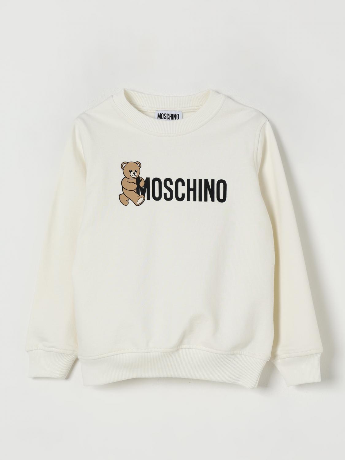 Sweat col rond Moschino M8F03Q ivoire 2/4