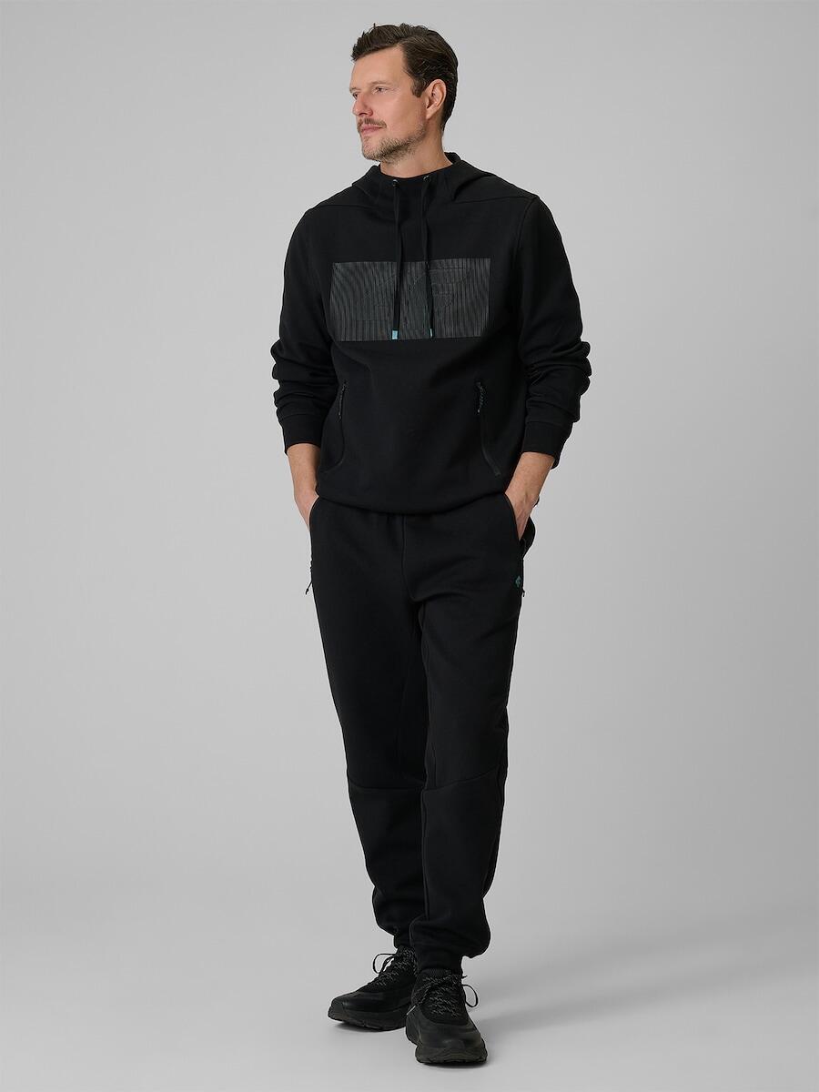 Bluza dresowa regular z kapturem męska 4F 4FRSS26TSWSM2975 6/7