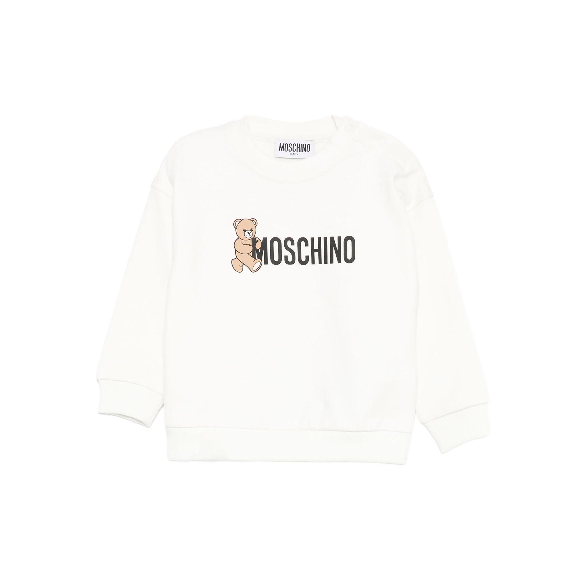 Sweat col rond Moschino M8F03Q ivoire 1/4