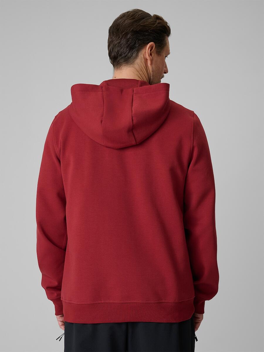 Bluza dresowa regular z kapturem męska 4F 4FRSS26TSWSM2975 2/7