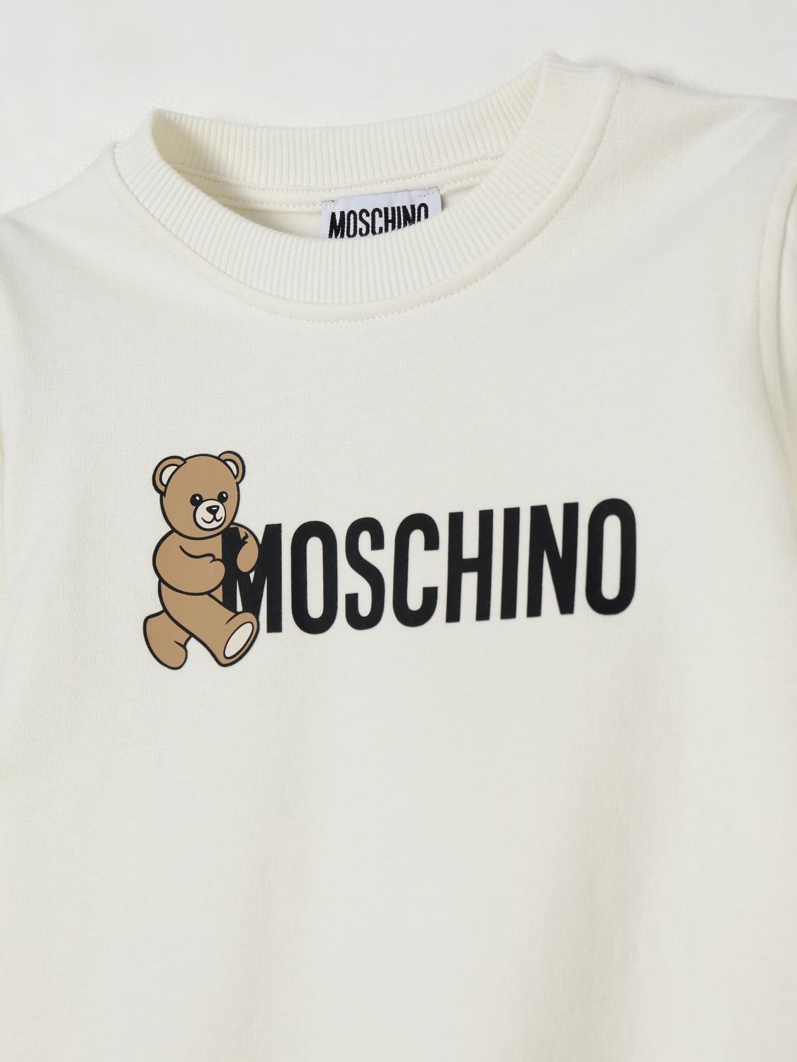 Sweat col rond Moschino M8F03Q ivoire 4/4