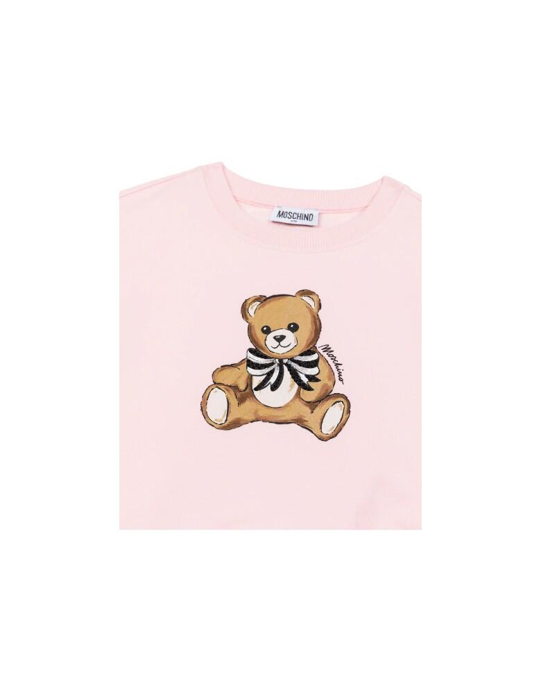 sudadera niña Moschino rosa 2/3