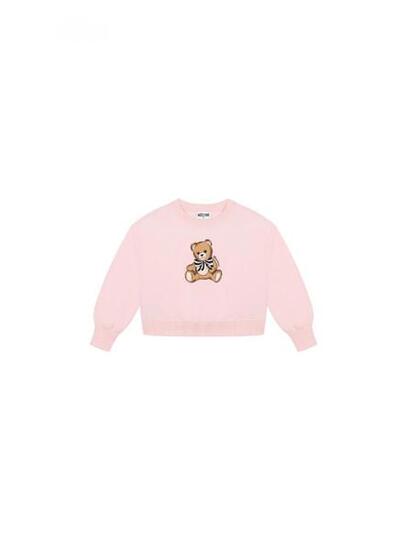 Sweat fille Moschino rose
