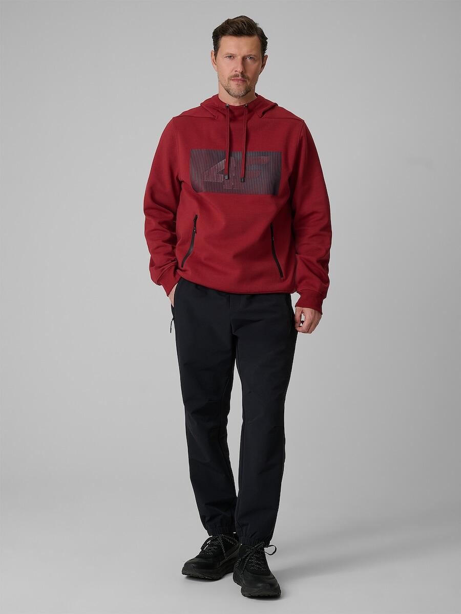 Bluza dresowa regular z kapturem męska 4F 4FRSS26TSWSM2975 4/7