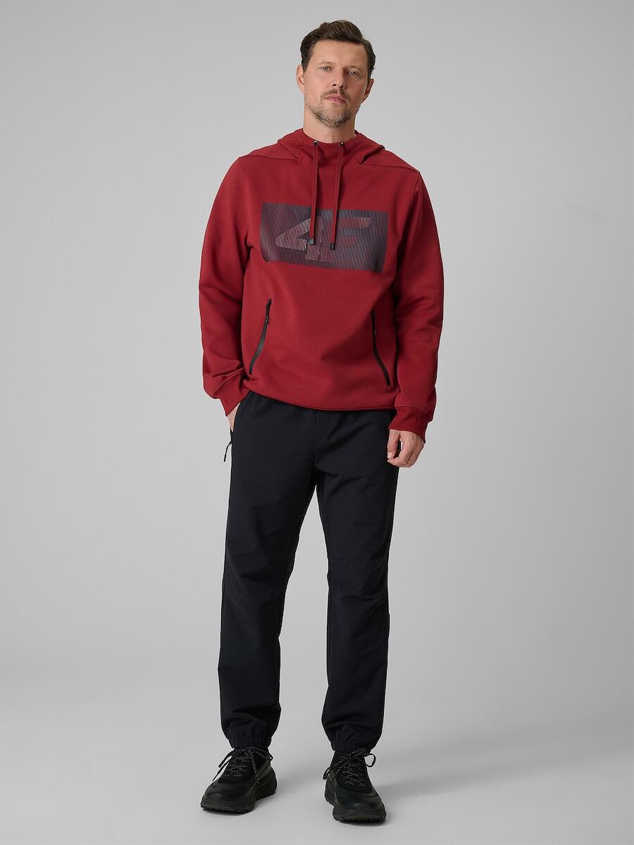 Bluza dresowa regular z kapturem męska 4F 4FRSS26TSWSM2975 6/7