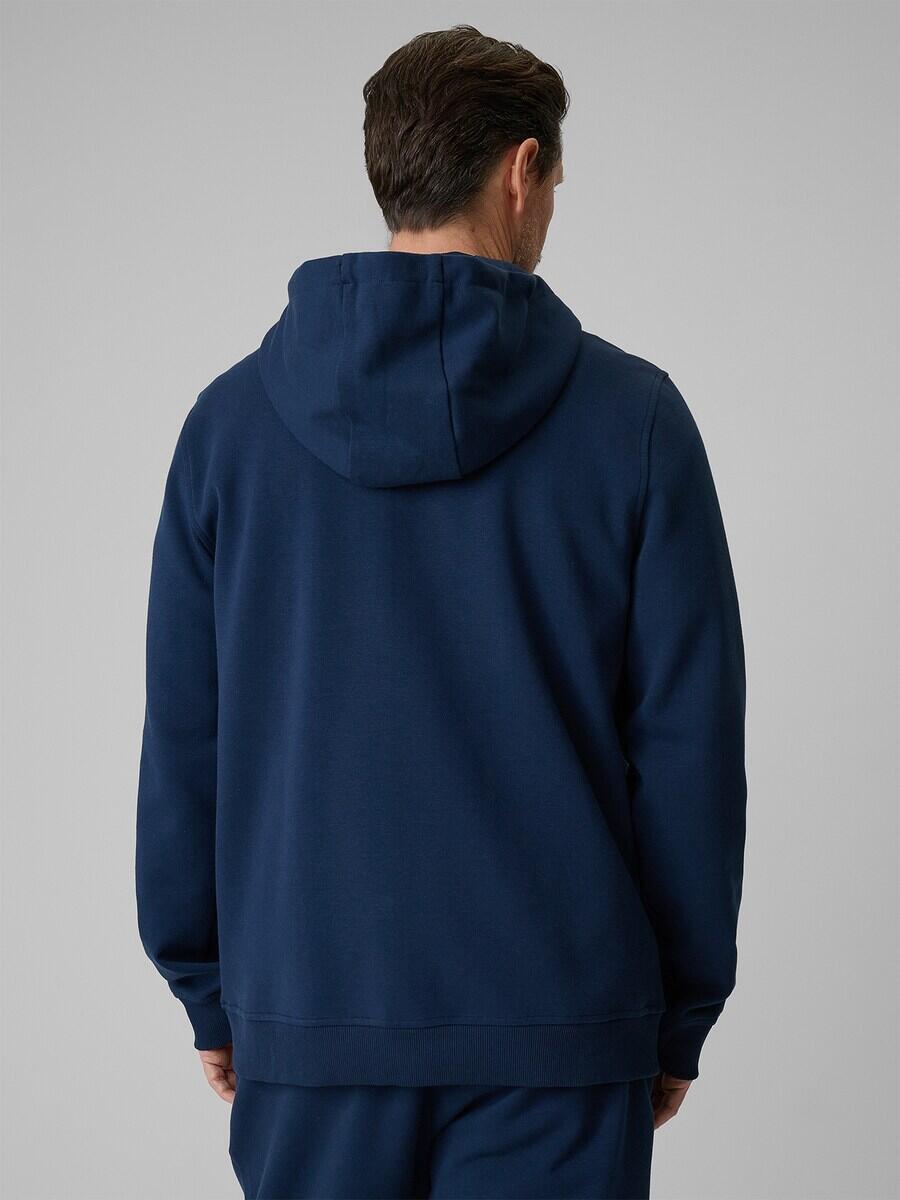 Bluza dresowa regular z kapturem męska 4F 4FRSS26TSWSM2975