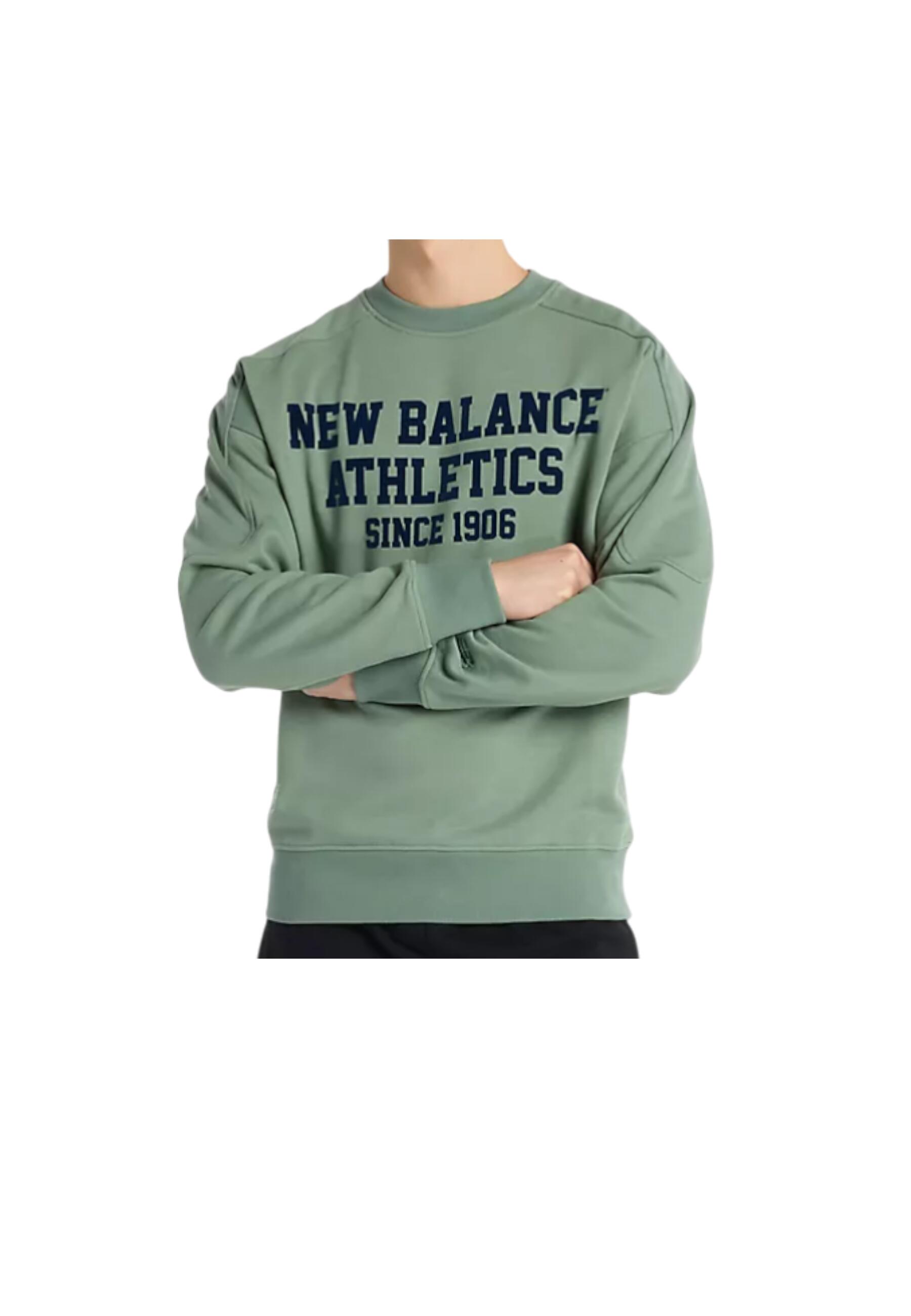 sudadera hombre New Balance verde 2/2