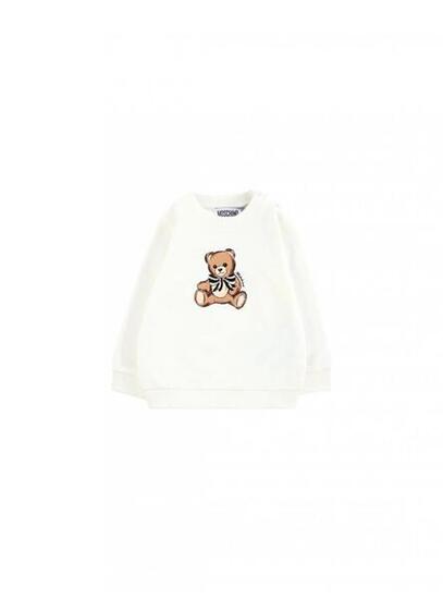 Sweat fille Moschino blanc