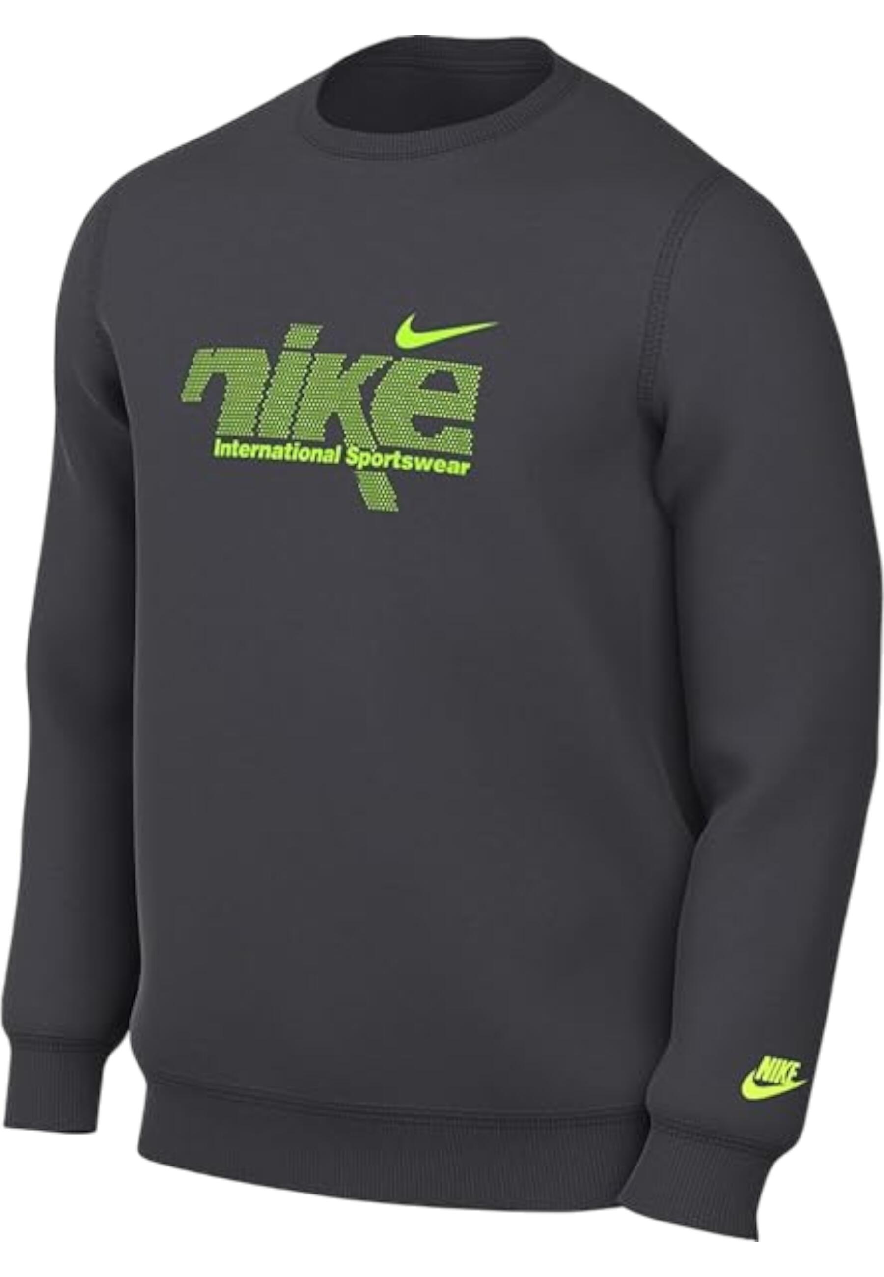Sweat homme Nike Sportswear gris 2/3