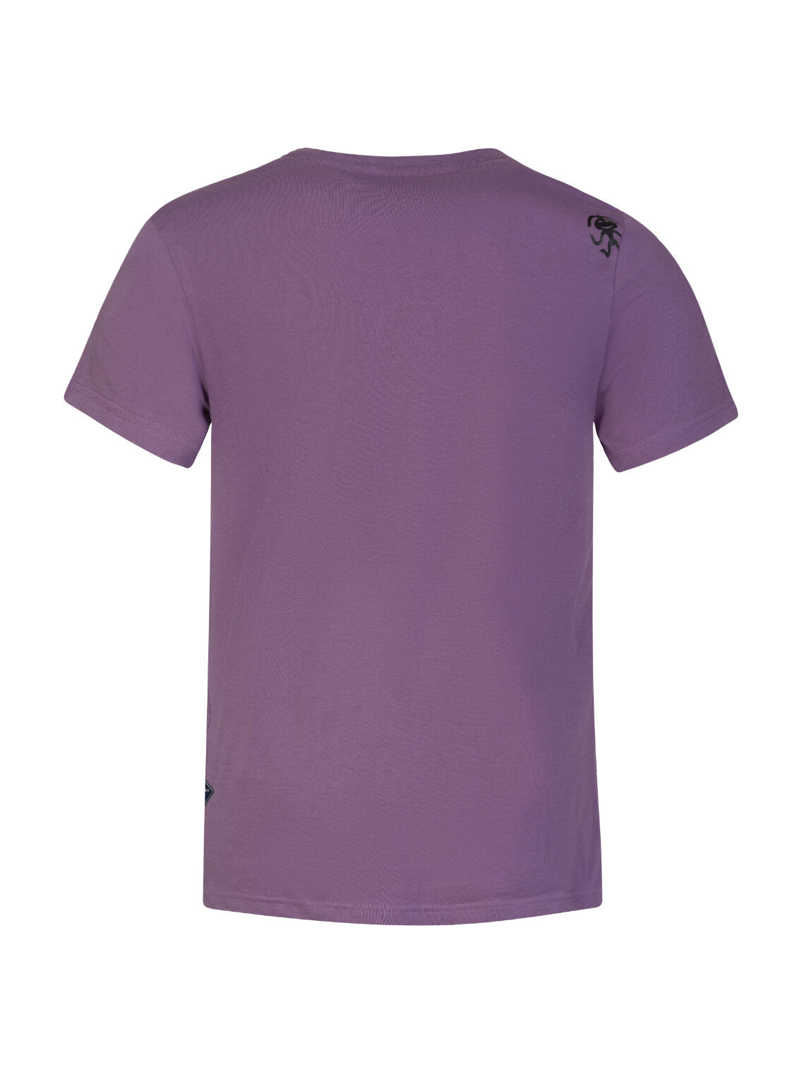 Herenklassiek comfortabel biologisch T-shirt met korte mouwen RAFIKI paars 2/7