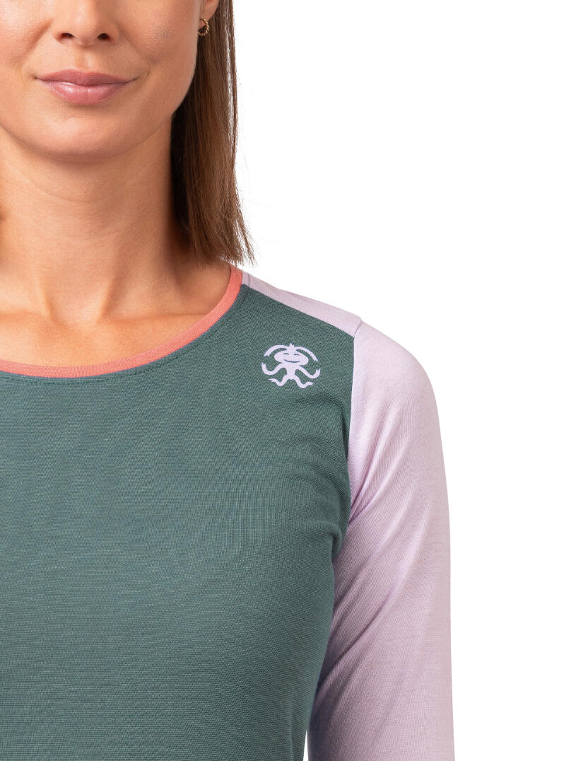 Leichtes Langarm-T-Shirt für Frauen RAFIKI blau 7/7