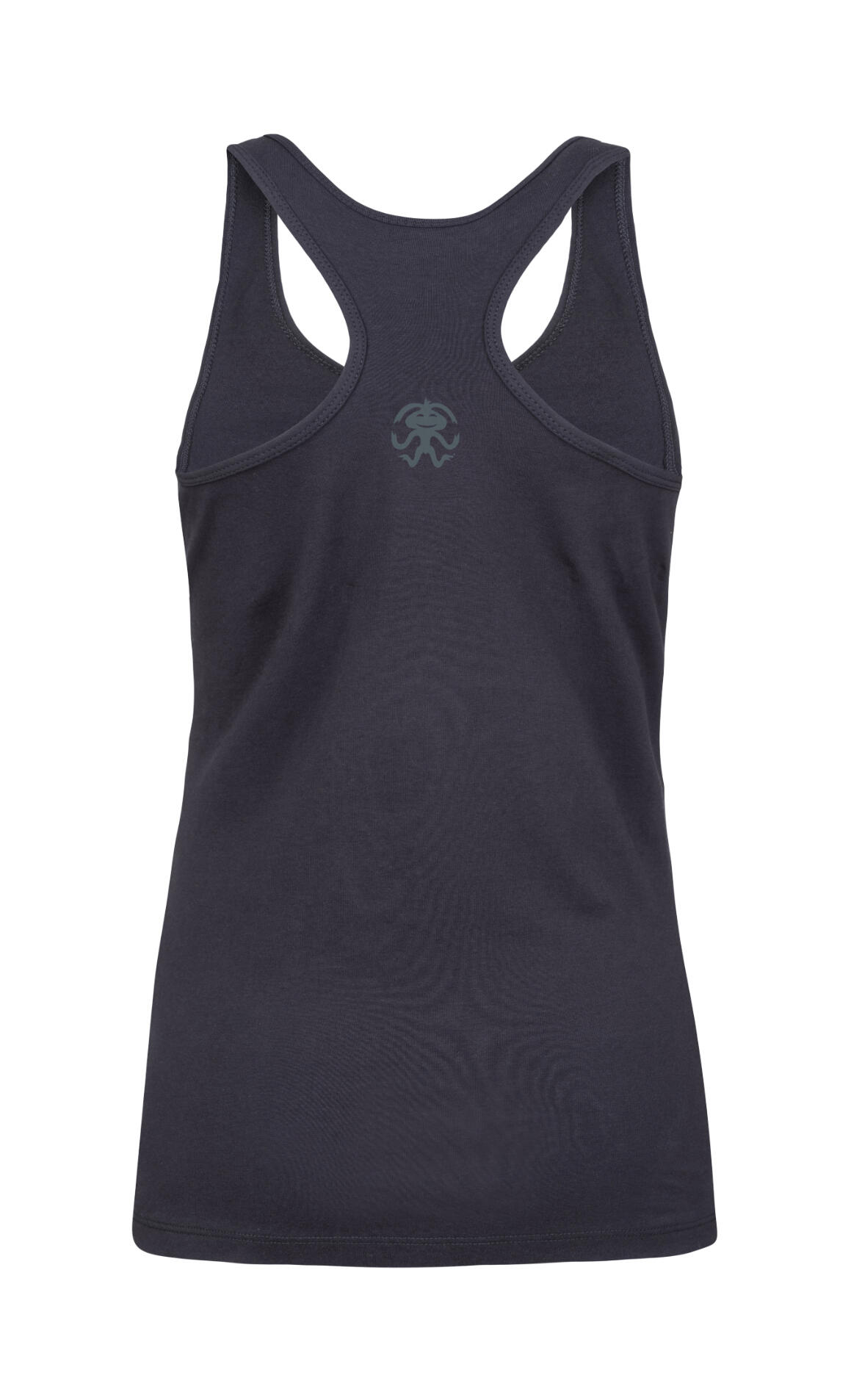 Cómoda camiseta orgánica de tirantes para mujer RAFIKI azul oscuro 2/7