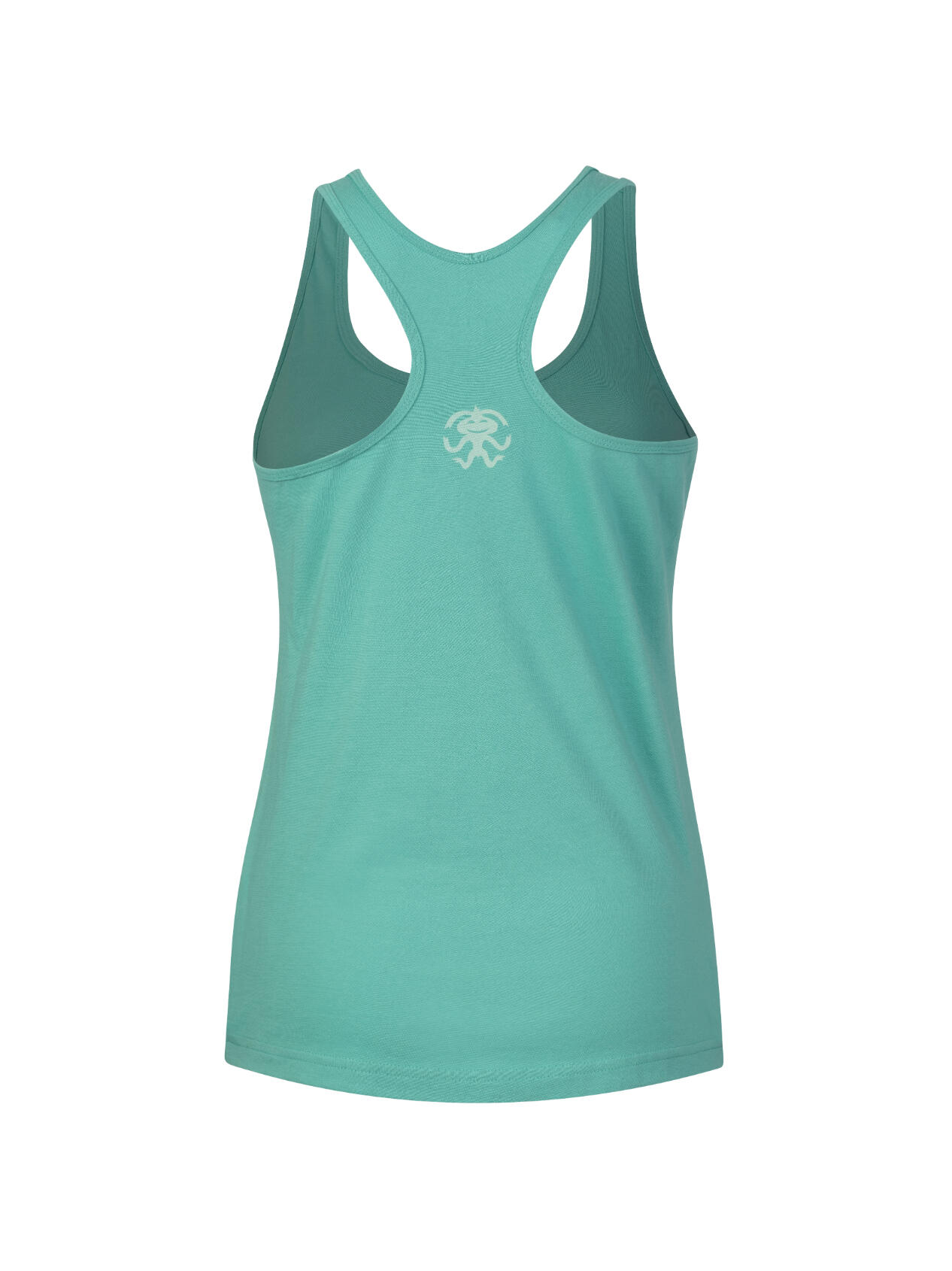Cómoda camiseta orgánica de tirantes para mujer RAFIKI verde 2/7