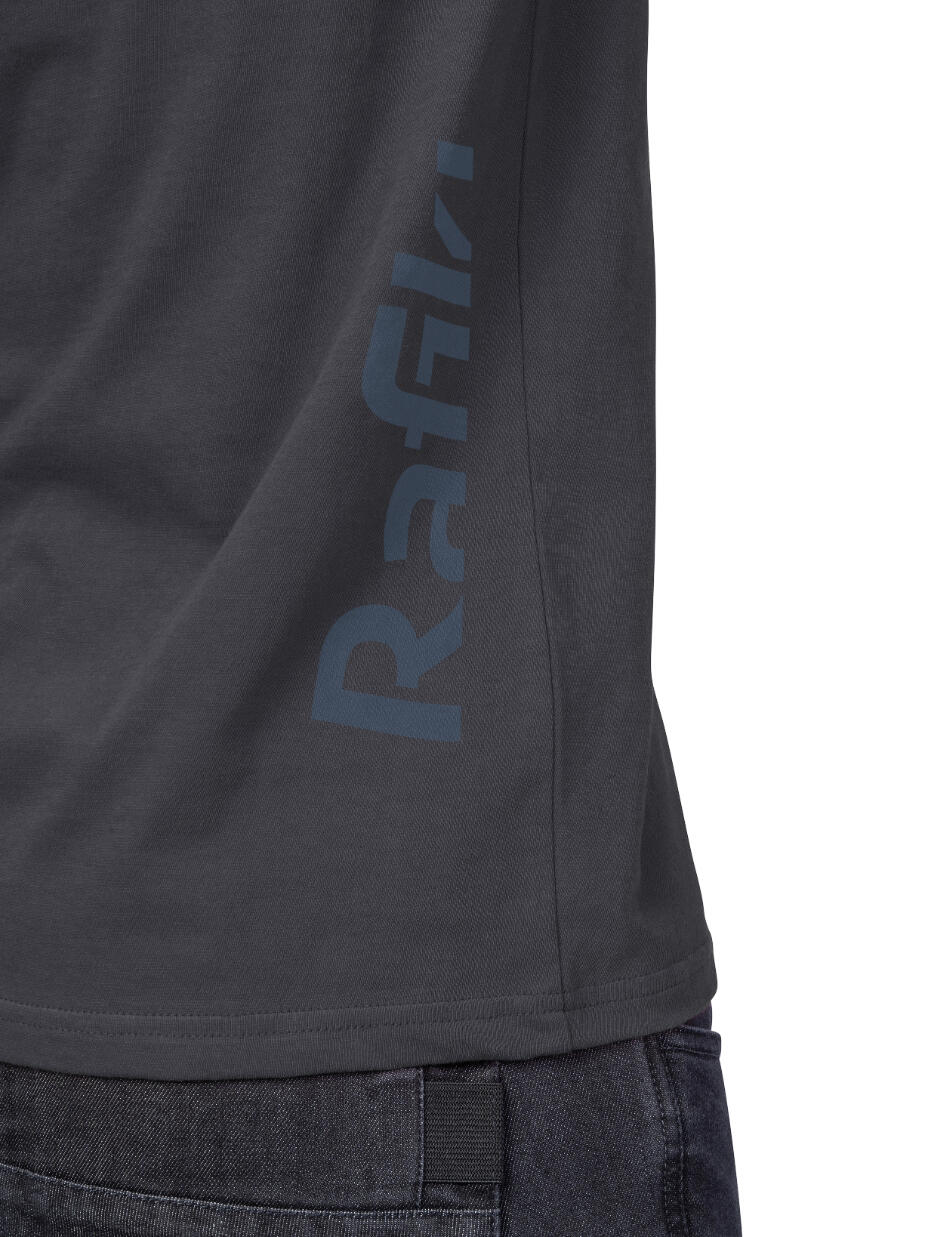 Heren-T-shirt met klassieke pasvorm en korte mouwen RAFIKI donkerblauw 7/7