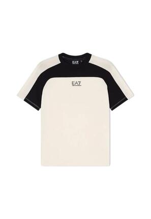 T-shirt garçon Emporio Armani beige