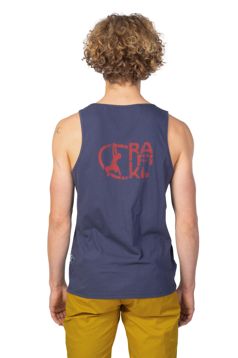 Camiseta de tirantes orgánica ligera para hombre RAFIKI azul oscuro 6/7
