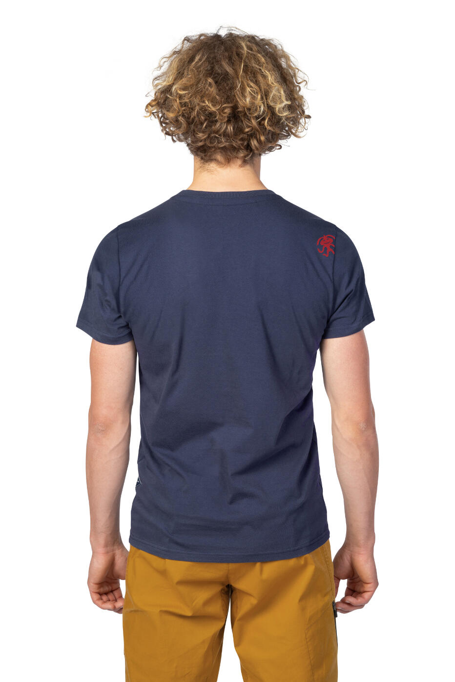 Heren-T-shirt met korte mouwen RAFIKI klassiek comfortabel donkerblauw 6/7