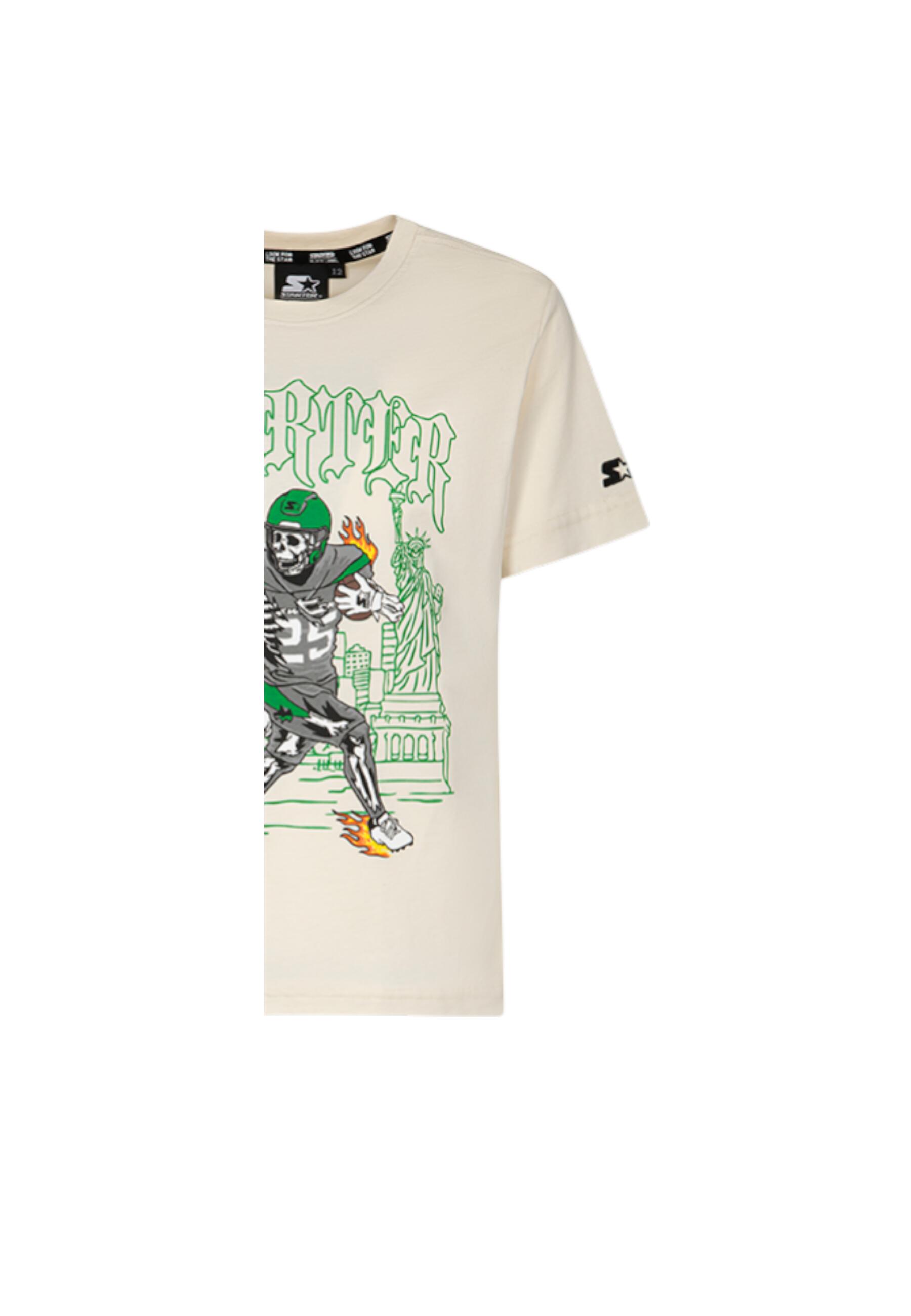 T-shirt jongens Starter wit 4/4