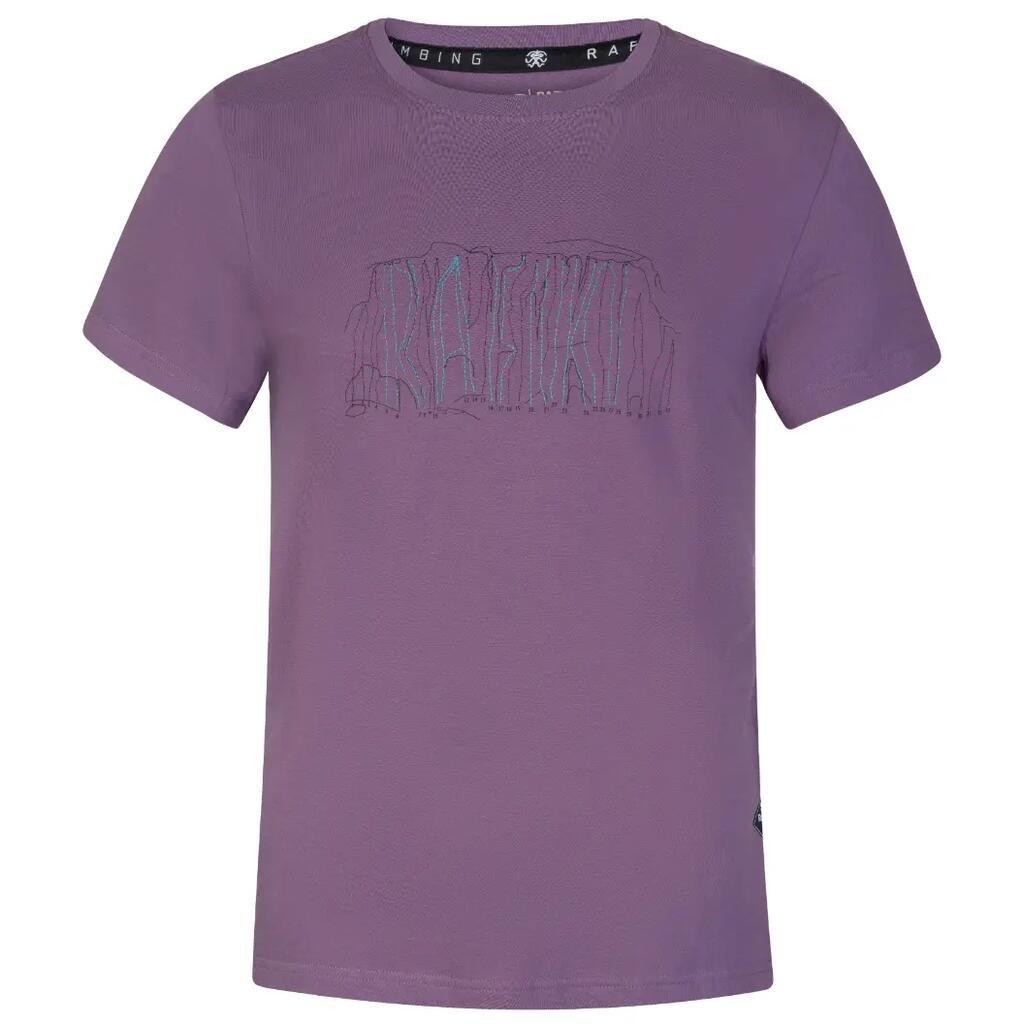 Men's classic comfortable premium short-sleeve T-shirt RAFIKI purple
