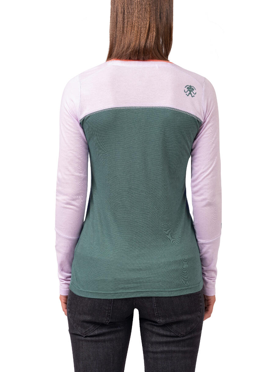 Leichtes Langarm-T-Shirt für Frauen RAFIKI blau 6/7