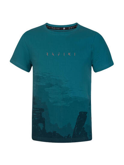 T-shirt classique confortable à manches courtes en coton pour hommes RAFIKI