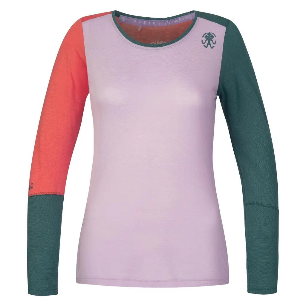 Women's performance lightweight long sleeve T-shirt RAFIKI purple