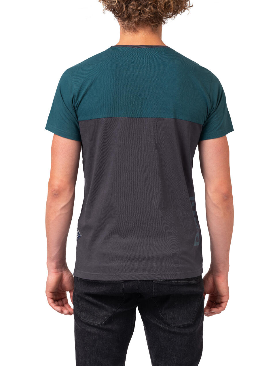 Heren-T-shirt met klassieke pasvorm en korte mouwen RAFIKI donkerblauw 6/7