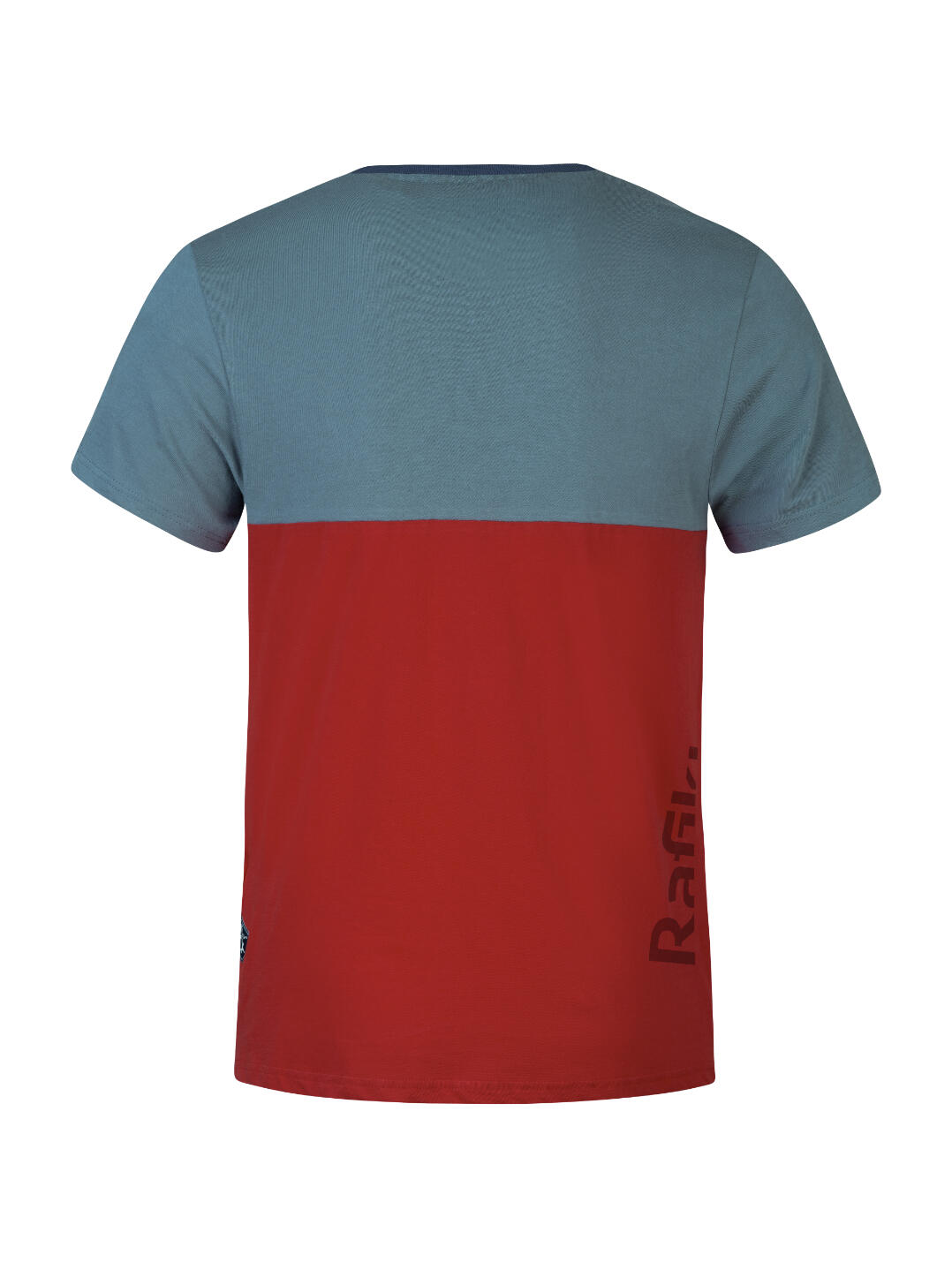 Heren-T-shirt met klassieke pasvorm en korte mouwen RAFIKI rood 2/7