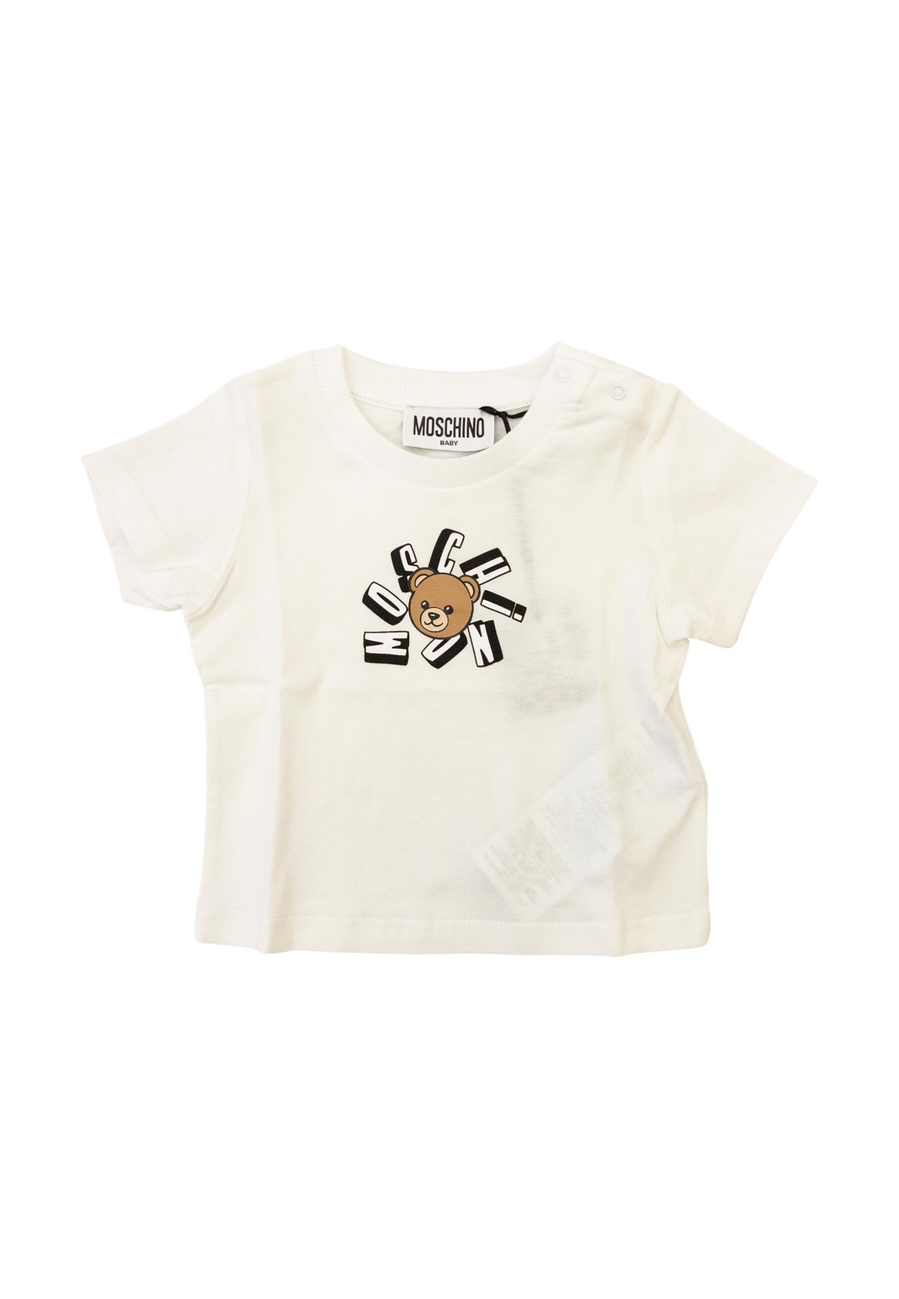 T-shirt menino Moschino branco 5/5