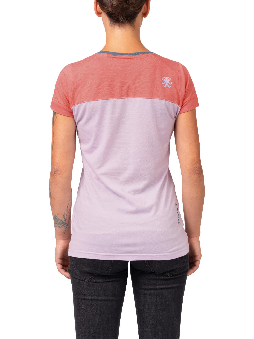 GOTS-zertifiziertes kurzärmeliges Damen-T-Shirt RAFIKI lila 6/7