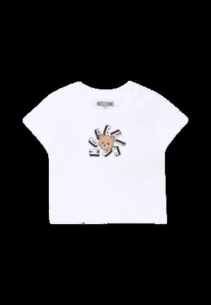 T-shirt jongens Moschino wit