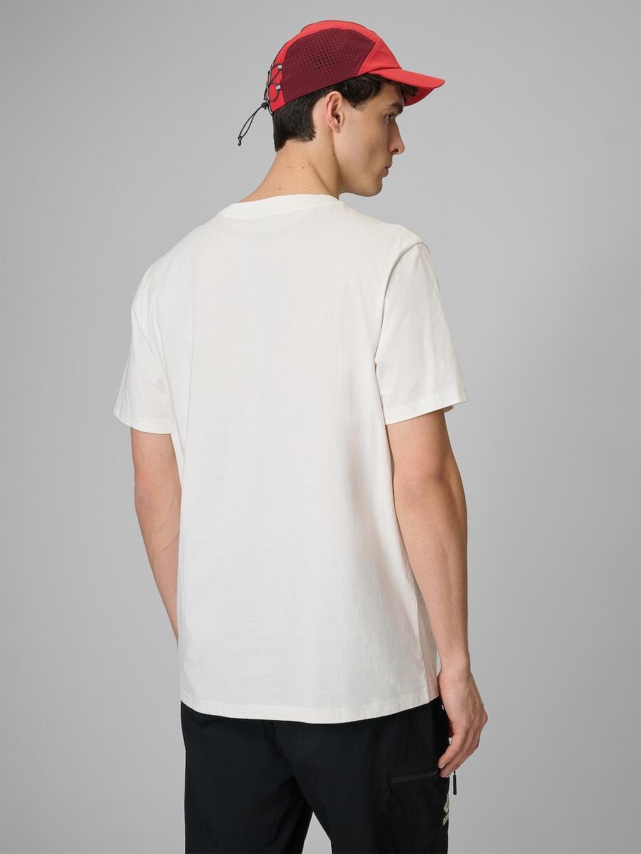 T-shirt regular z nadrukiem męski 4F 4FRSS26TTSHM3810 2/6