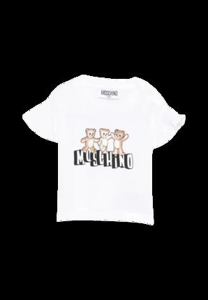 T-shirt Meisjes Moschino Wit MDM03Q