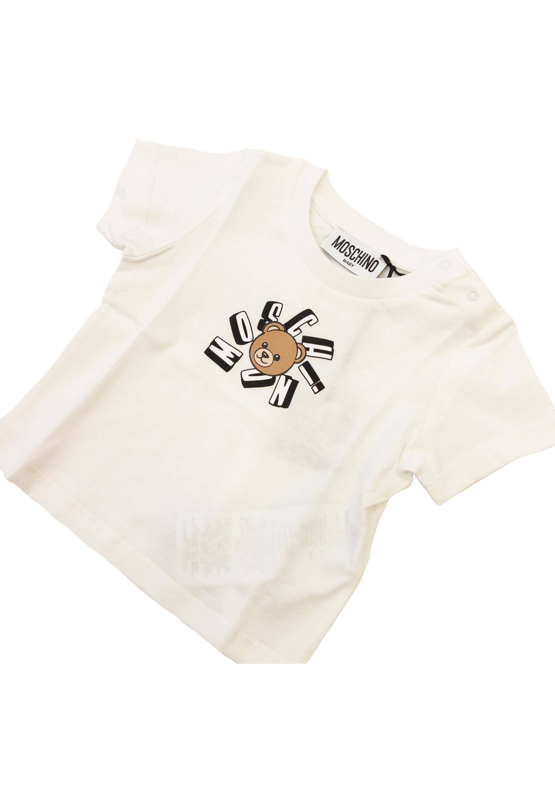 T-shirt menino Moschino branco 4/5