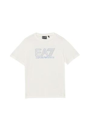 T-shirt garçon Emporio Armani blanc