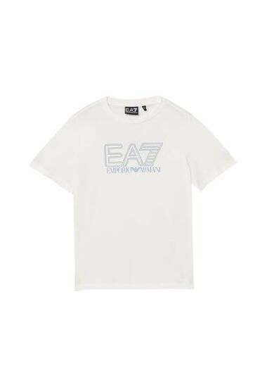 T-shirt garçon Emporio Armani blanc