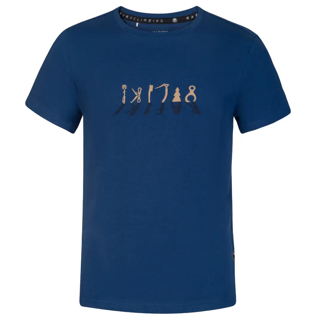 Men's classic comfortable premium short-sleeve T-shirt RAFIKI blue