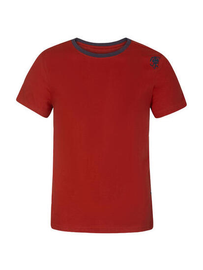 T-shirt léger à manches courtes bio pour hommes RAFIKI rouge