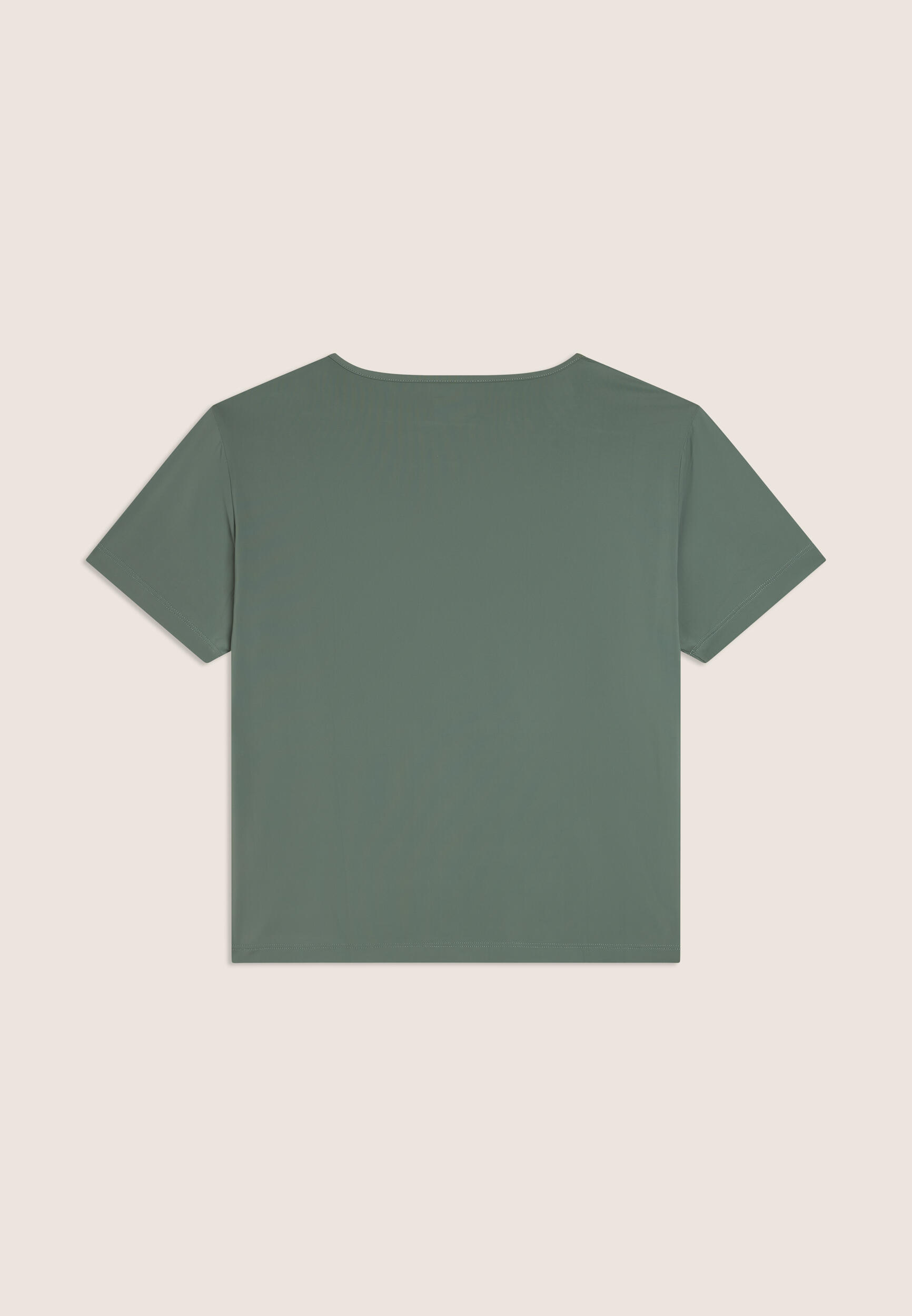 T-shirt à coupe large et courte en jersey technique avec imprimé « Mood Up » 2/3