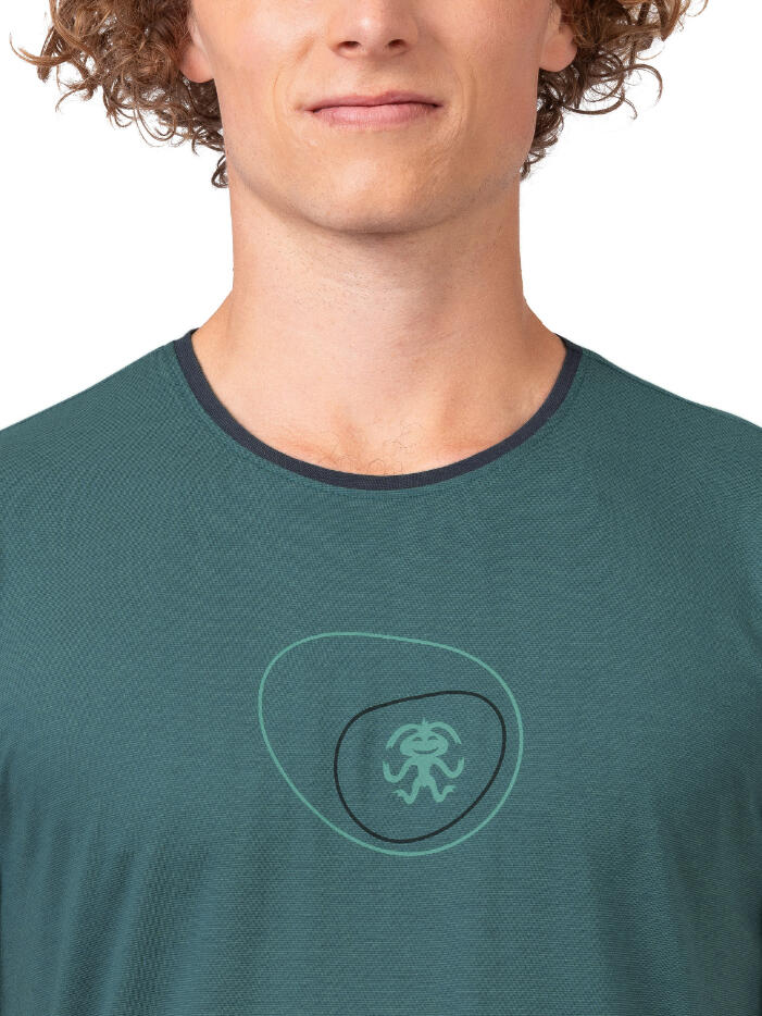Heren Performance lichtgewicht t-shirt met korte mouwen RAFIKI blauw 7/7