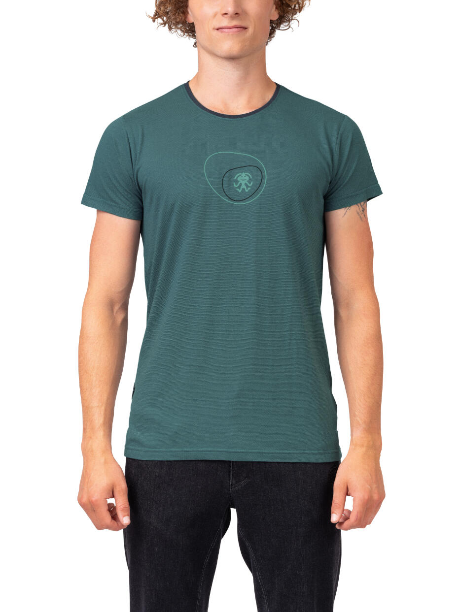 Heren Performance lichtgewicht t-shirt met korte mouwen RAFIKI blauw 5/7