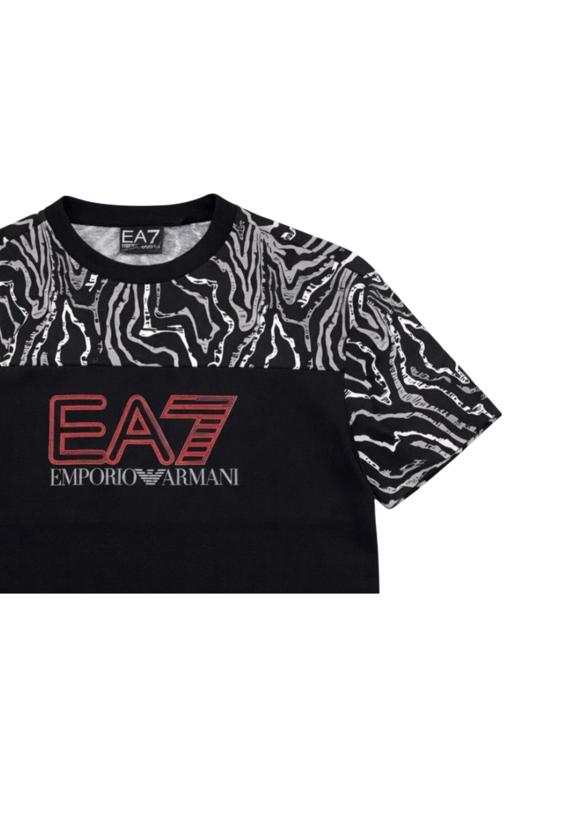 T-shirt jongens Emporio Armani zwart 3/3
