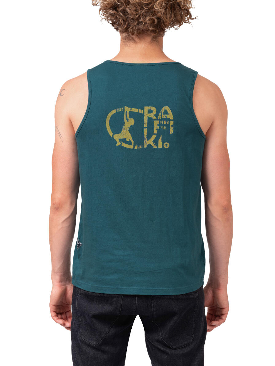 Camiseta de tirantes orgánica ligera para hombre RAFIKI azul 6/7