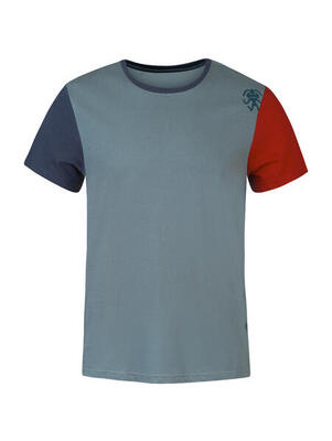 Heren-t-shirt met korte mouwen, lichtgewicht biologisch, rafiki grijs