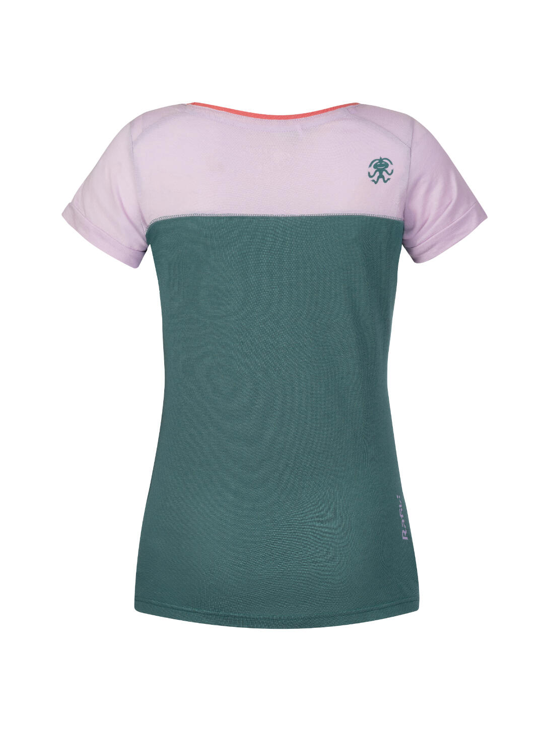 T-shirt donna certificata GOTS a manica corta RAFIKI blu 2/7