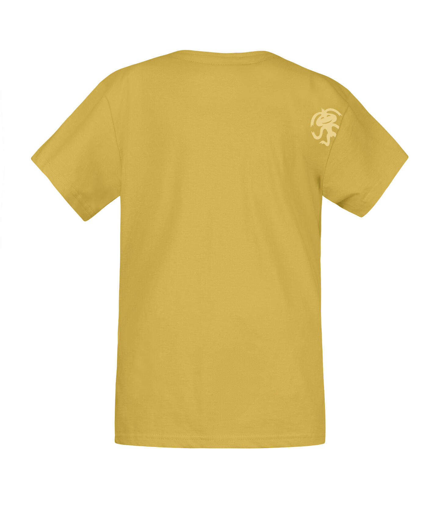 Kinder-T-shirt met korte mouwen en klimgrafiek RAFIKI geel 2/2